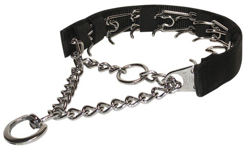 dog pinch collar nylon protector - Herm Sprenger high-quality collar