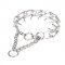 "Metal Thorns" Chrome Plated Pinch Prong Collar - 1/9 inch (3 mm) link diameter
