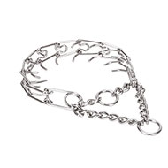 "Anti-Aggressor" Stainless Steel Prong Pinch Collar for Medium and Large Dogs - 1/8 inch (3.25 mm) link diameter