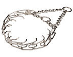 Herm Spreger Chrome-plated Dog Pinch Prong Collar - 1/6 inch (3.99 mm)