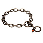 New Black Stainless Steel Fur Saver Collar