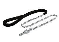 HS Chain Leash with Nylon Braided handle