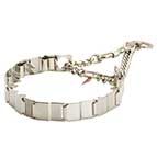New Stainless Steel Neck Tech Dog Pinch Prong Collar - 48 cm (19 inch) long