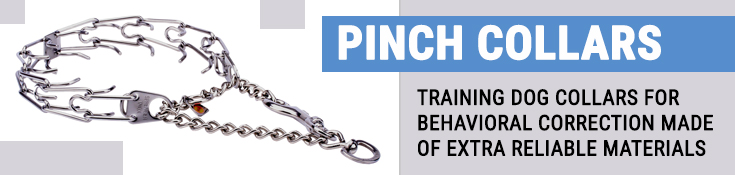 Pinch Collars - Training Dog Collars for Behaviour Correction Made of Extra Reliable Materials