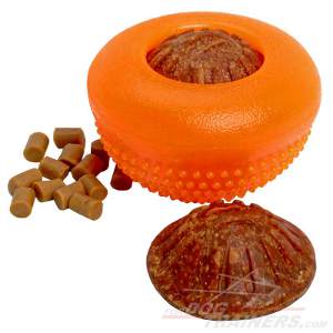 Medium Dog Chew Treat Toy Half Ball