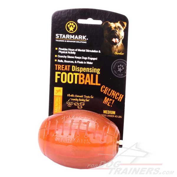 Dog chew ball for dispensing treats and kibble
