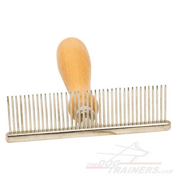 Chromium Plated Dog Comb