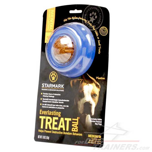 Medium Sized Rubber Dog Toy for Treat Dispensing