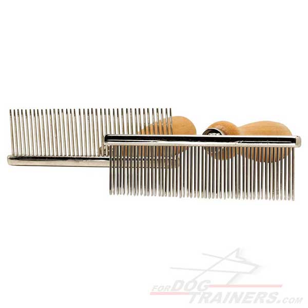 Chrome Plated Comb for dog's coat