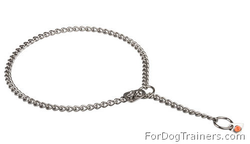 HS Choke Chain Dog Collar made of Stainless Steel