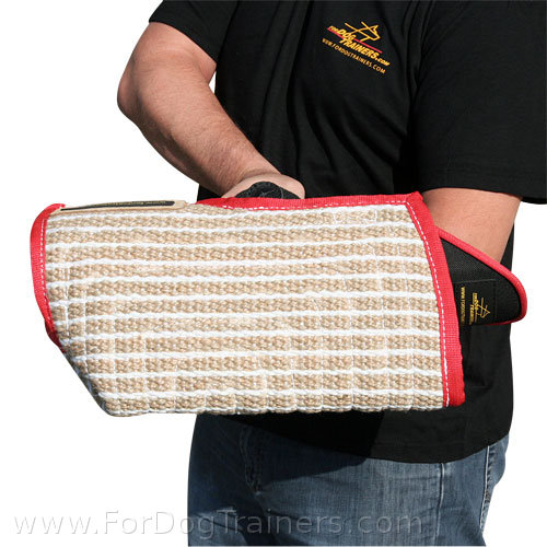 New short dog bite sleeve with jute cover