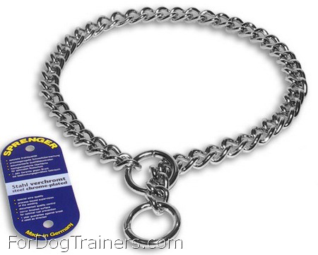 HS Choke Chain Dog Collar