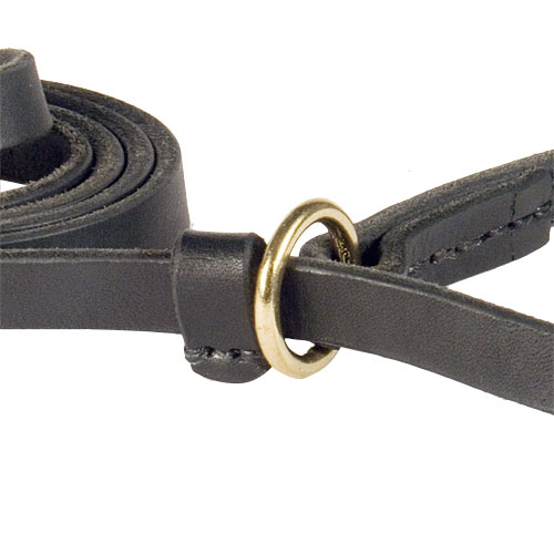 choke collar leash leather stopper